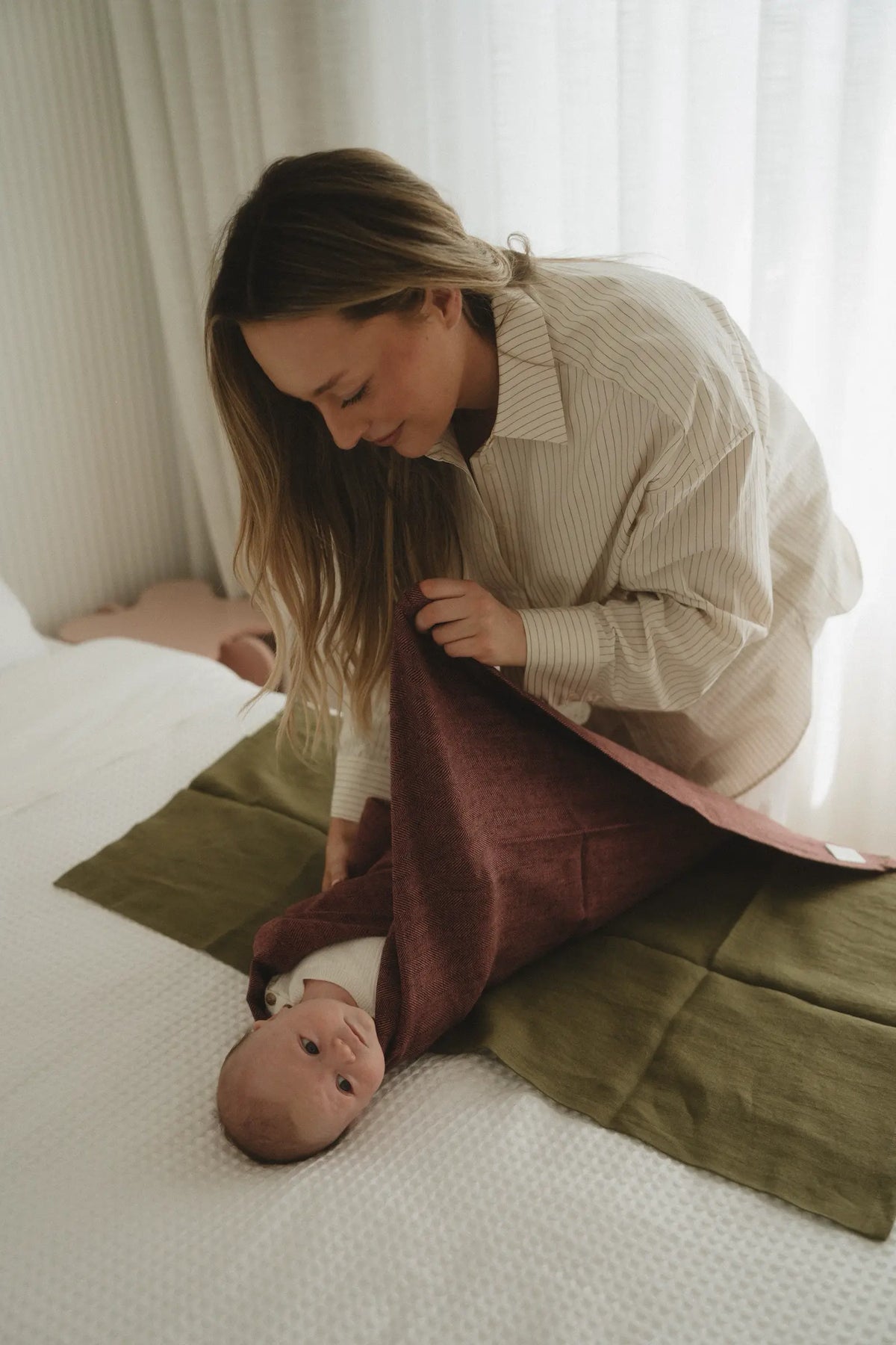 Linen Swaddles - Bloomé & Aloe