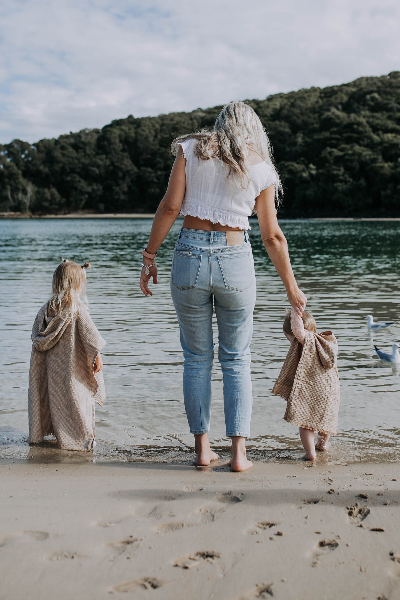Hooded Poncho Towel - Bondi