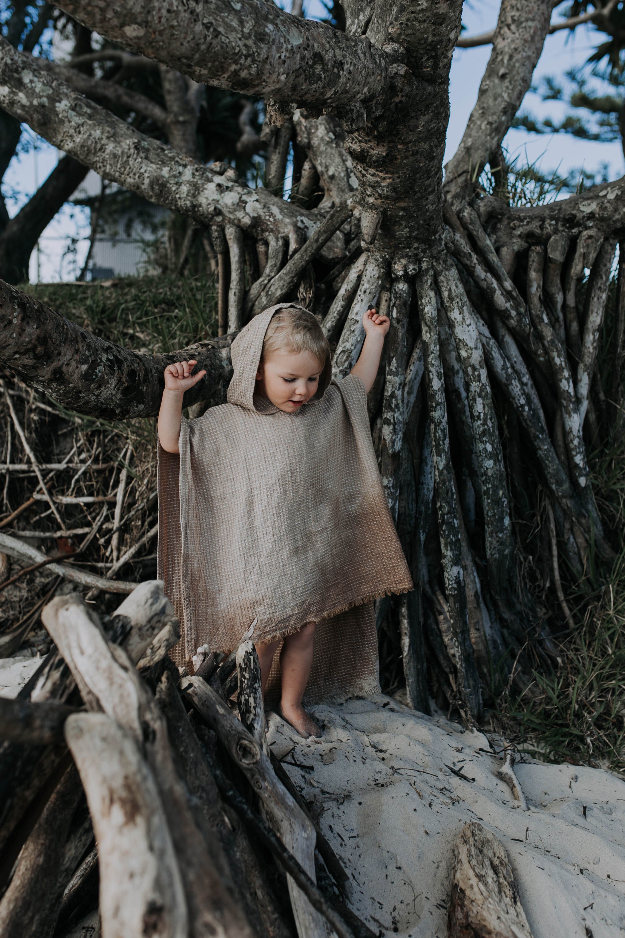Hooded Poncho Towel - Bondi