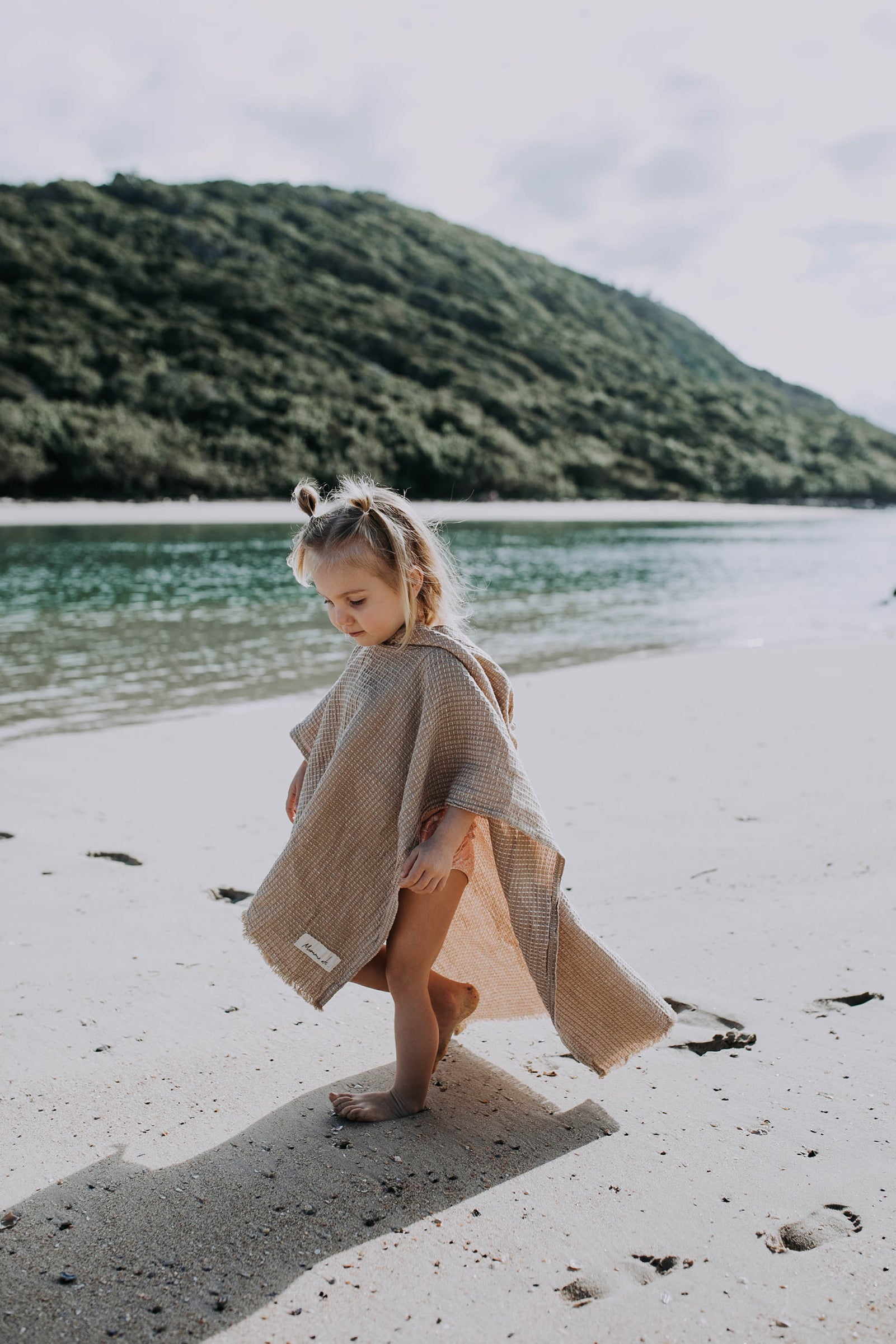 Hooded Poncho Towel - Bondi