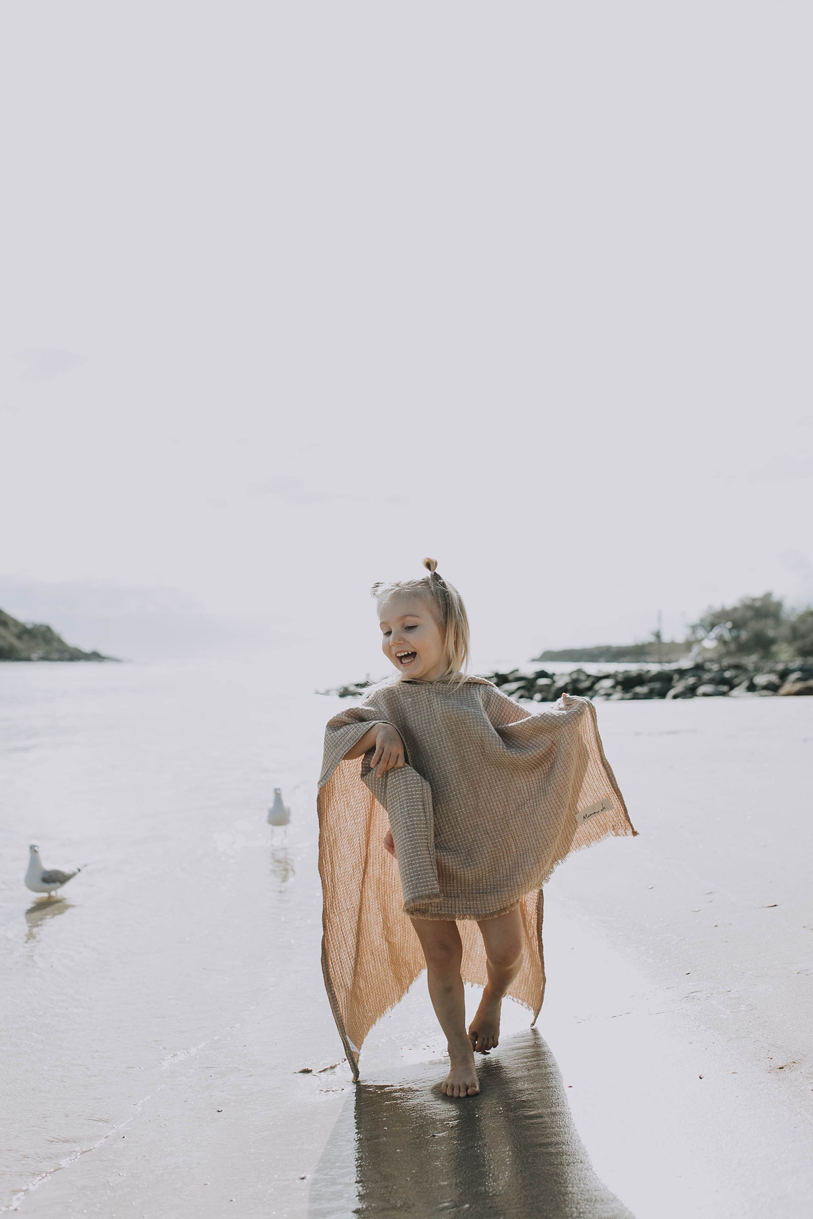 Hooded Poncho Towel - Bondi