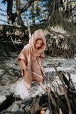 Hooded Poncho Towel - Russet