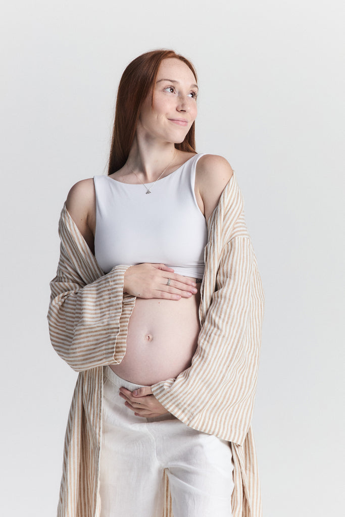 Linen Robe - Burleigh