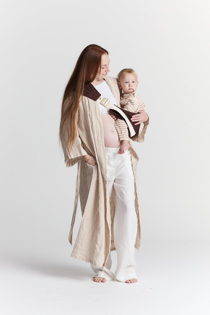 Linen Robe - Burleigh