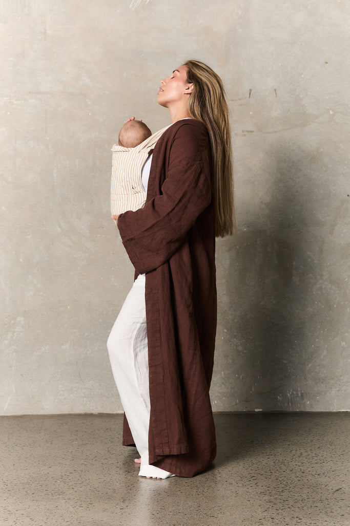 Linen Robe - Coco