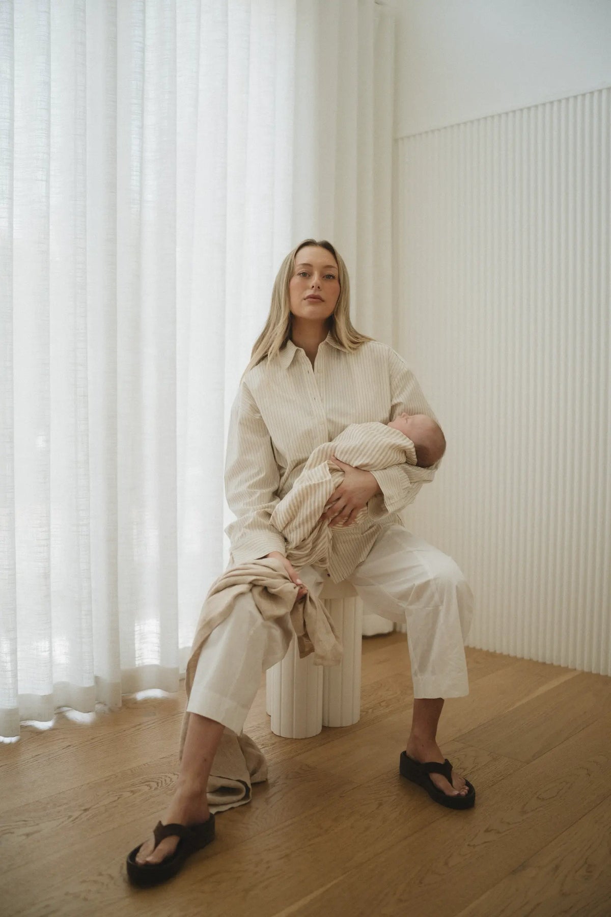 Linen Swaddles - Burleigh & Meadow