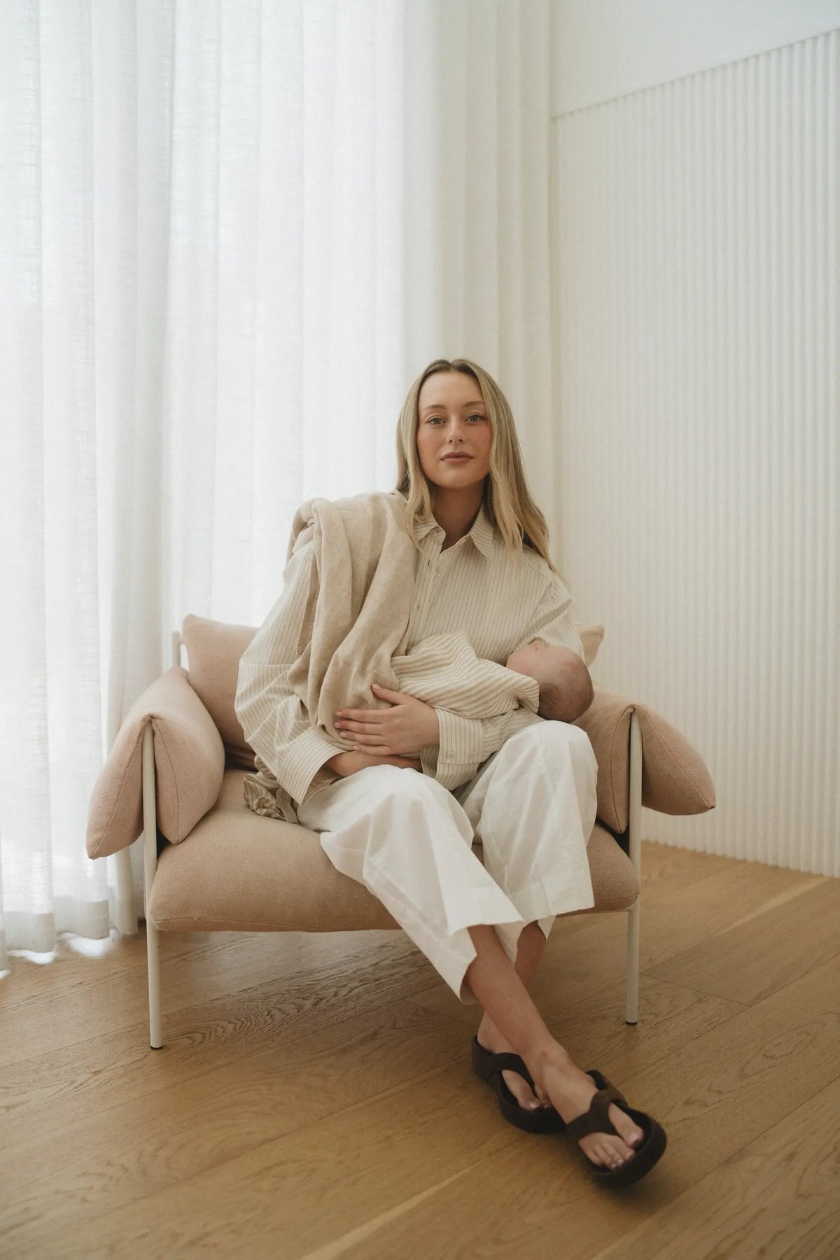 Linen Swaddles - Burleigh & Meadow